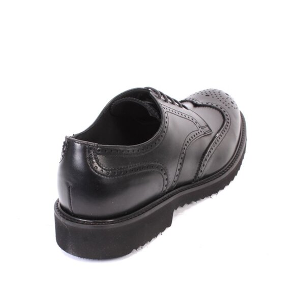 Giovanni Conti 983 Black Leather Classic Lace-Up Dress Shoes - Picture 4 of 8